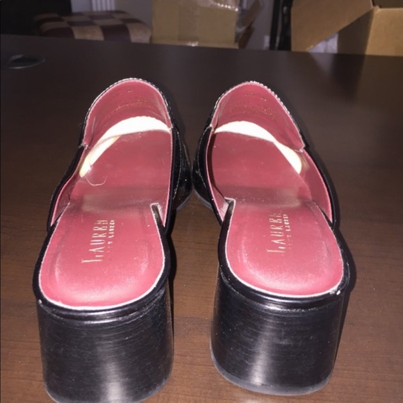 Lauren Ralph Lauren Slide Mules Black Exterior - Picture 2 of 5